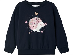 Name It dark sapphire hedgehog sweatshirt